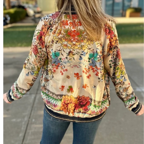 *RaRe*****Johnny Was Vintage Bomber Jacket - Reversible - Picture 2 of 7